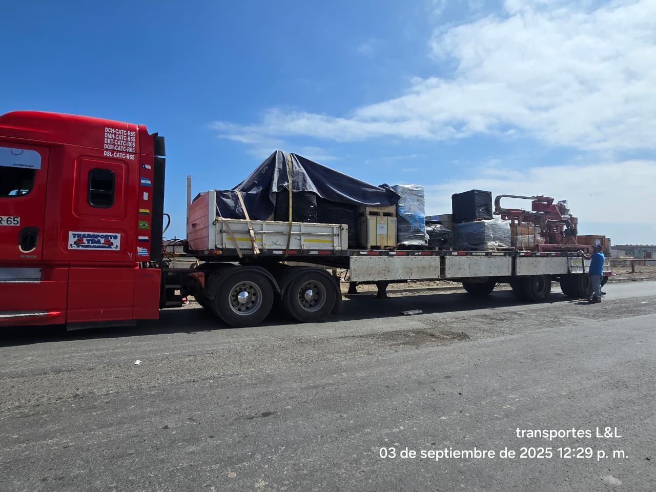 Transporte de carga en Santiago