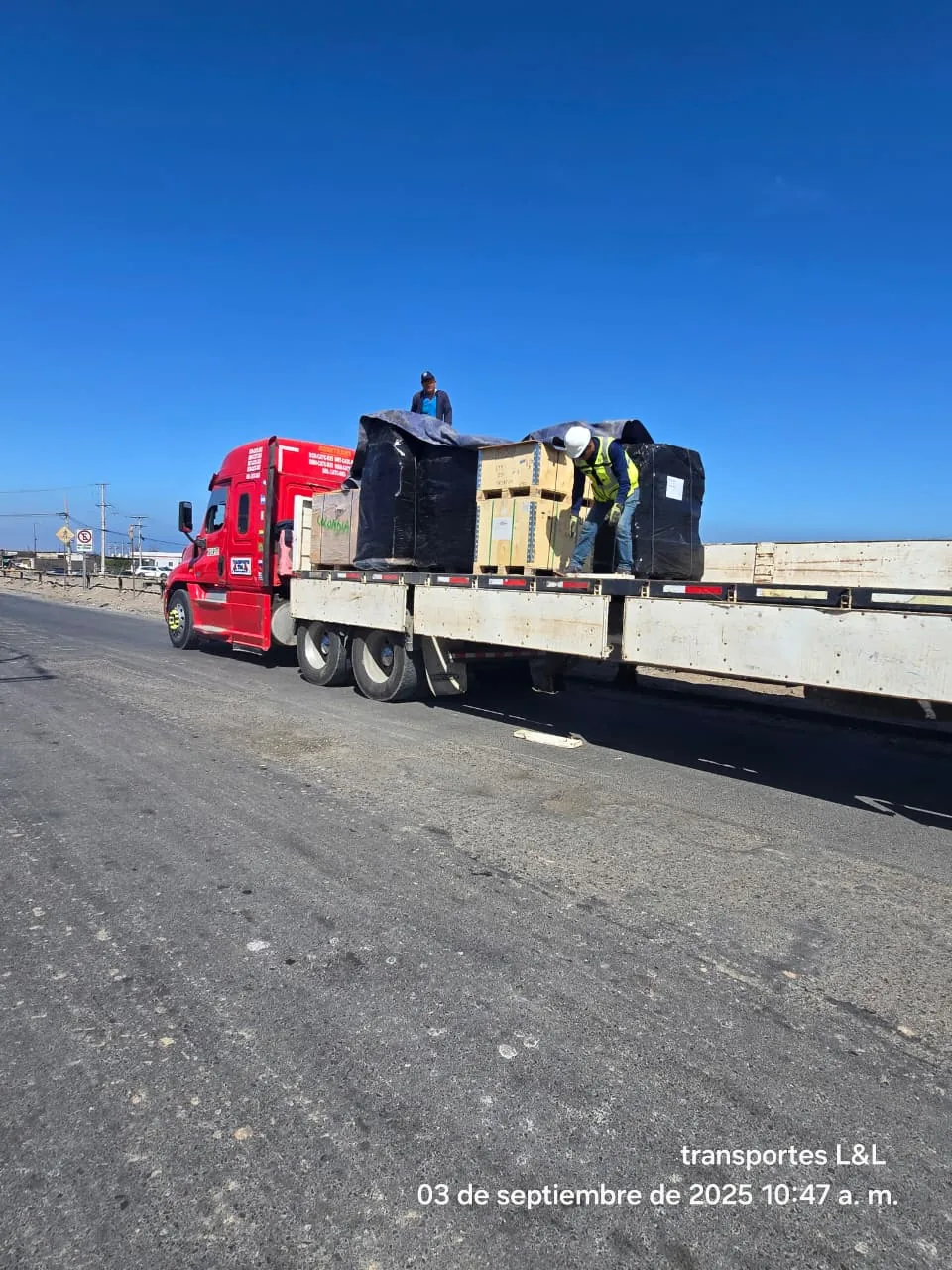 Servicio de izaje en Baquedano